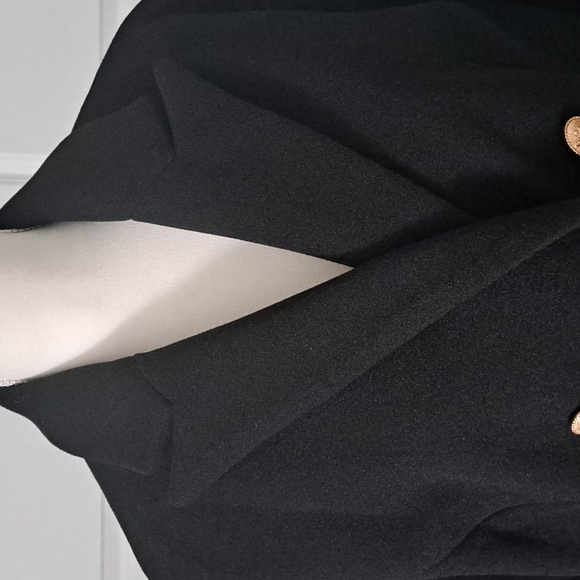 (i) Woman Fall Winter Coat Double Breasted Midi Peacoat Trench Coat XXL NWT #278 - Picture 4 of 11